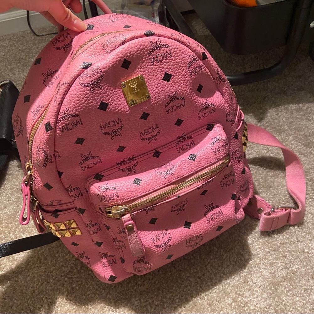 MCM Hot-pink small backpack